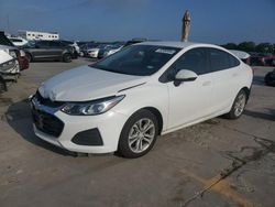 Chevrolet Cruze LS salvage cars for sale: 2019 Chevrolet Cruze LS