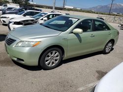 Salvage cars for sale from Copart Rancho Cucamonga, CA: 2008 Toyota Camry Hybrid