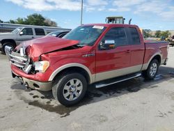 Salvage cars for sale at Orlando, FL auction: 2009 Ford F150 Super Cab