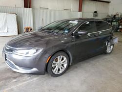 Salvage cars for sale at Lufkin, TX auction: 2016 Chrysler 200 Limited