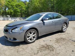 Salvage cars for sale at Austell, GA auction: 2014 Nissan Maxima S