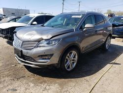Salvage cars for sale from Copart Chicago Heights, IL: 2017 Lincoln MKC Reserve