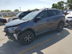 Salvage cars for sale at Sacramento, CA auction: 2018 Toyota Rav4 SE