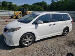 Toyota Sienna salvage cars for sale: 2013 Toyota Sienna Sport