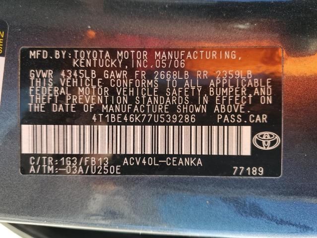 2007 Toyota Camry CE