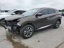 Salvage cars for sale at Grand Prairie, TX auction: 2018 Nissan Murano S