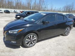 Salvage cars for sale at Leroy, NY auction: 2020 Nissan Versa SR