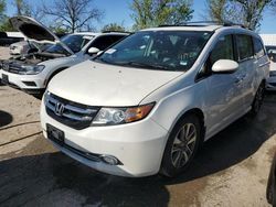 Salvage cars for sale from Copart Bridgeton, MO: 2016 Honda Odyssey Touring