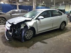 Salvage cars for sale from Copart Woodhaven, MI: 2019 KIA Rio S