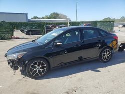 Ford Focus sel salvage cars for sale: 2017 Ford Focus SEL