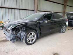 Salvage cars for sale at Houston, TX auction: 2018 Ford Fusion SE