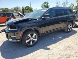 Salvage cars for sale from Copart Riverview, FL: 2021 Jeep Grand Cherokee L Limited
