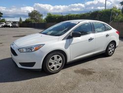 Salvage cars for sale from Copart San Martin, CA: 2018 Ford Focus S