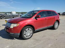 Salvage cars for sale at Grand Prairie, TX auction: 2010 Ford Edge Limited