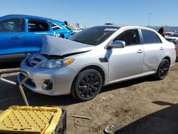 Toyota salvage cars for sale: 2012 Toyota Corolla Base