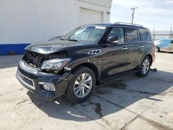 Salvage SUVs for sale at auction: 2016 Infiniti QX80