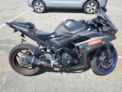 Salvage motorcycles for sale at Rancho Cucamonga, CA auction: 2016 Yamaha YZFR3