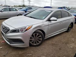 Salvage cars for sale at Elgin, IL auction: 2016 Hyundai Sonata Sport