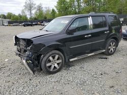 Honda Pilot Touring salvage cars for sale: 2012 Honda Pilot Touring