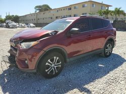 Toyota Rav4 LE salvage cars for sale: 2018 Toyota Rav4 LE