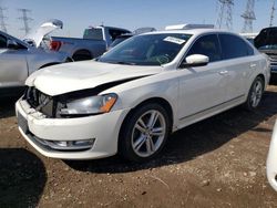 Volkswagen Passat SEL salvage cars for sale: 2013 Volkswagen Passat SEL