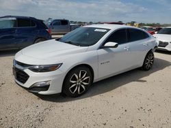 Salvage cars for sale at San Antonio, TX auction: 2022 Chevrolet Malibu RS