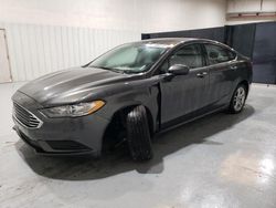 Salvage cars for sale at New Orleans, LA auction: 2018 Ford Fusion SE