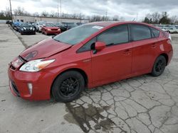 Salvage cars for sale at Fort Wayne, IN auction: 2015 Toyota Prius