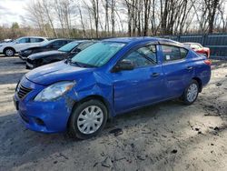 Salvage cars for sale from Copart Candia, NH: 2014 Nissan Versa S