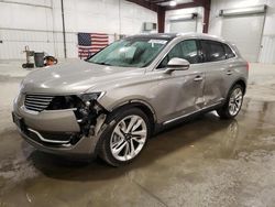 Salvage cars for sale from Copart Avon, MN: 2016 Lincoln MKX Reserve