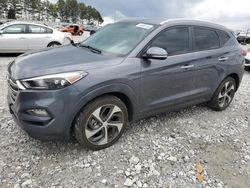 Salvage cars for sale at Loganville, GA auction: 2016 Hyundai Tucson Limited
