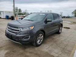 Salvage cars for sale at Pekin, IL auction: 2015 Ford Edge SEL
