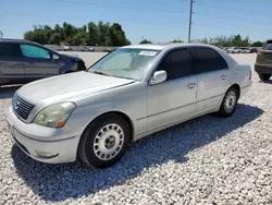 Salvage cars for sale at New Braunfels, TX auction: 2002 Lexus LS 430