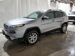 Salvage cars for sale from Copart Leroy, NY: 2016 Jeep Cherokee Latitude