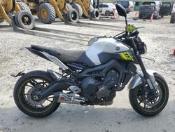 Yamaha FZ-07/09 salvage cars for sale: 2017 Yamaha FZ09