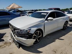 Honda salvage cars for sale: 2018 Honda Accord Sport