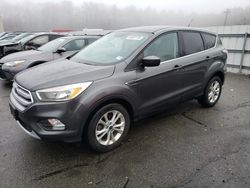 Salvage cars for sale at Exeter, RI auction: 2017 Ford Escape SE