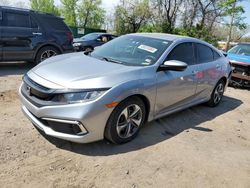 Salvage cars for sale from Copart Baltimore, MD: 2021 Honda Civic LX