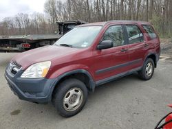 Salvage cars for sale from Copart East Granby, CT: 2003 Honda CR-V LX