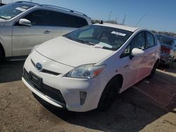 Salvage cars for sale at Woodhaven, MI auction: 2013 Toyota Prius