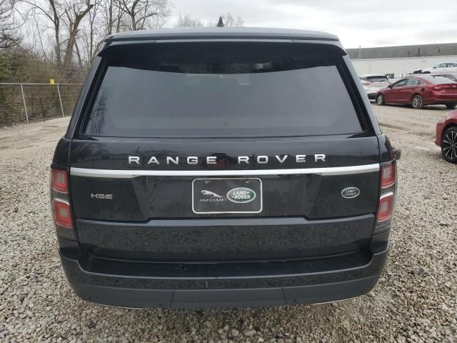 2019 Land Rover Range Rover HSE