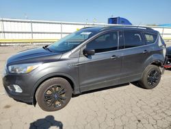 Salvage cars for sale at Dyer, IN auction: 2018 Ford Escape SE