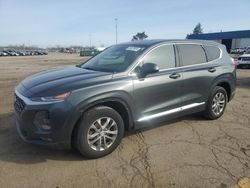 Salvage cars for sale at Woodhaven, MI auction: 2019 Hyundai Santa FE SEL
