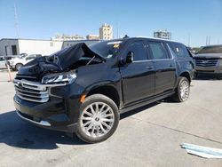 Salvage cars for sale at New Orleans, LA auction: 2021 Chevrolet Suburban K1500 High Country