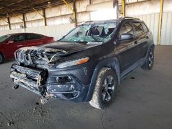 Vehiculos salvage en venta de Copart Phoenix, AZ: 2015 Jeep Cherokee Trailhawk