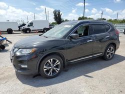 Salvage cars for sale from Copart Miami, FL: 2018 Nissan Rogue S