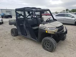 Salvage cars for sale from Copart Kansas City, KS: 2020 Polaris Ranger Crew XP 1000 Premium