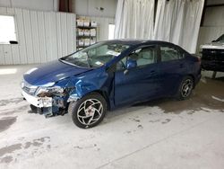 Salvage cars for sale from Copart Albany, NY: 2012 Honda Civic LX