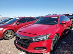 Honda salvage cars for sale: 2018 Honda Accord Sport