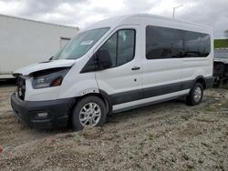 Salvage trucks for sale at Dyer, IN auction: 2023 Ford Transit T-350